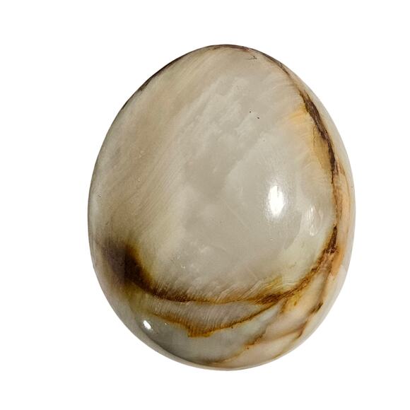Solid Marble Polished Onyx Decorative Egg - Picture 5 of 6